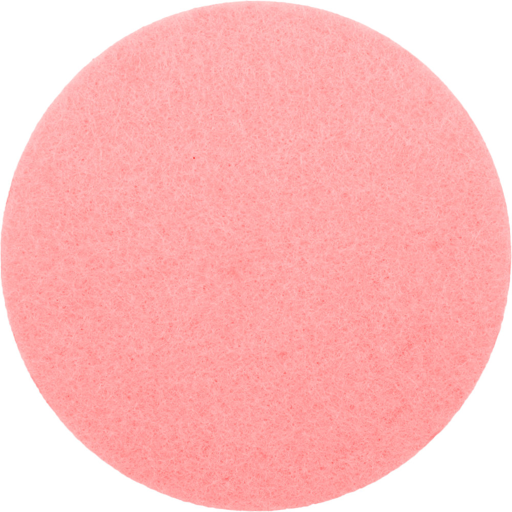  Filzuntersetzer Rund 35cm in Rosa (RT515). Druck: Ohne Aufdruck/Neutral