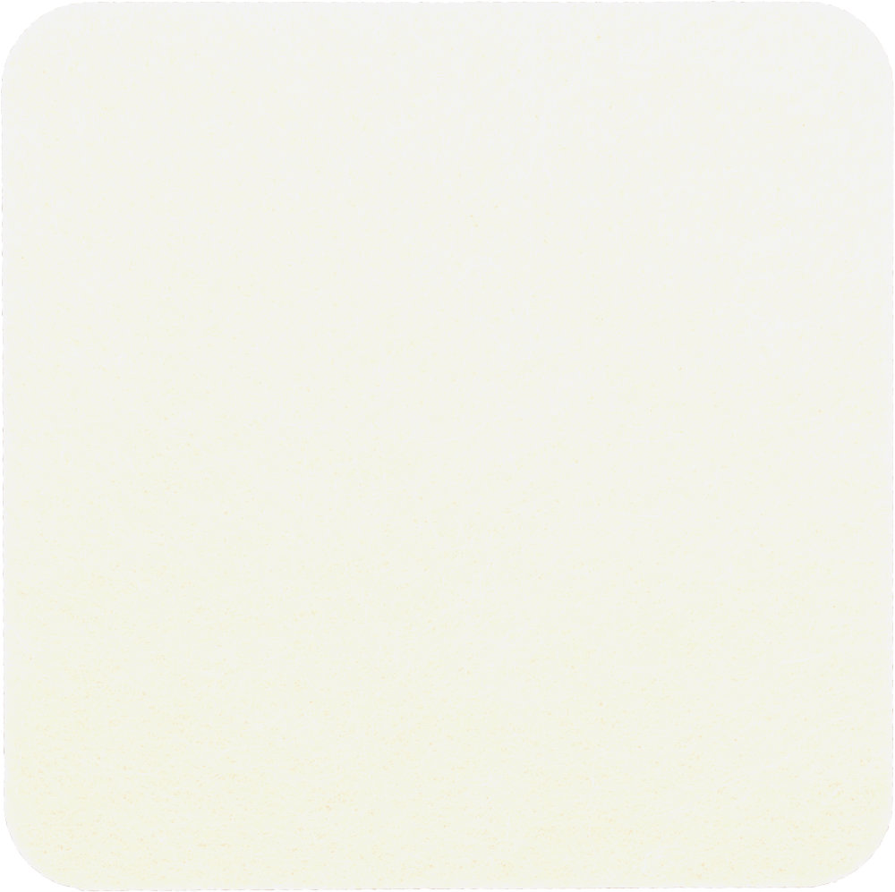  Filzuntersetzer Eckig 10x10cm in Creme (RT511). Druck: 3-farbiger Transferdruck