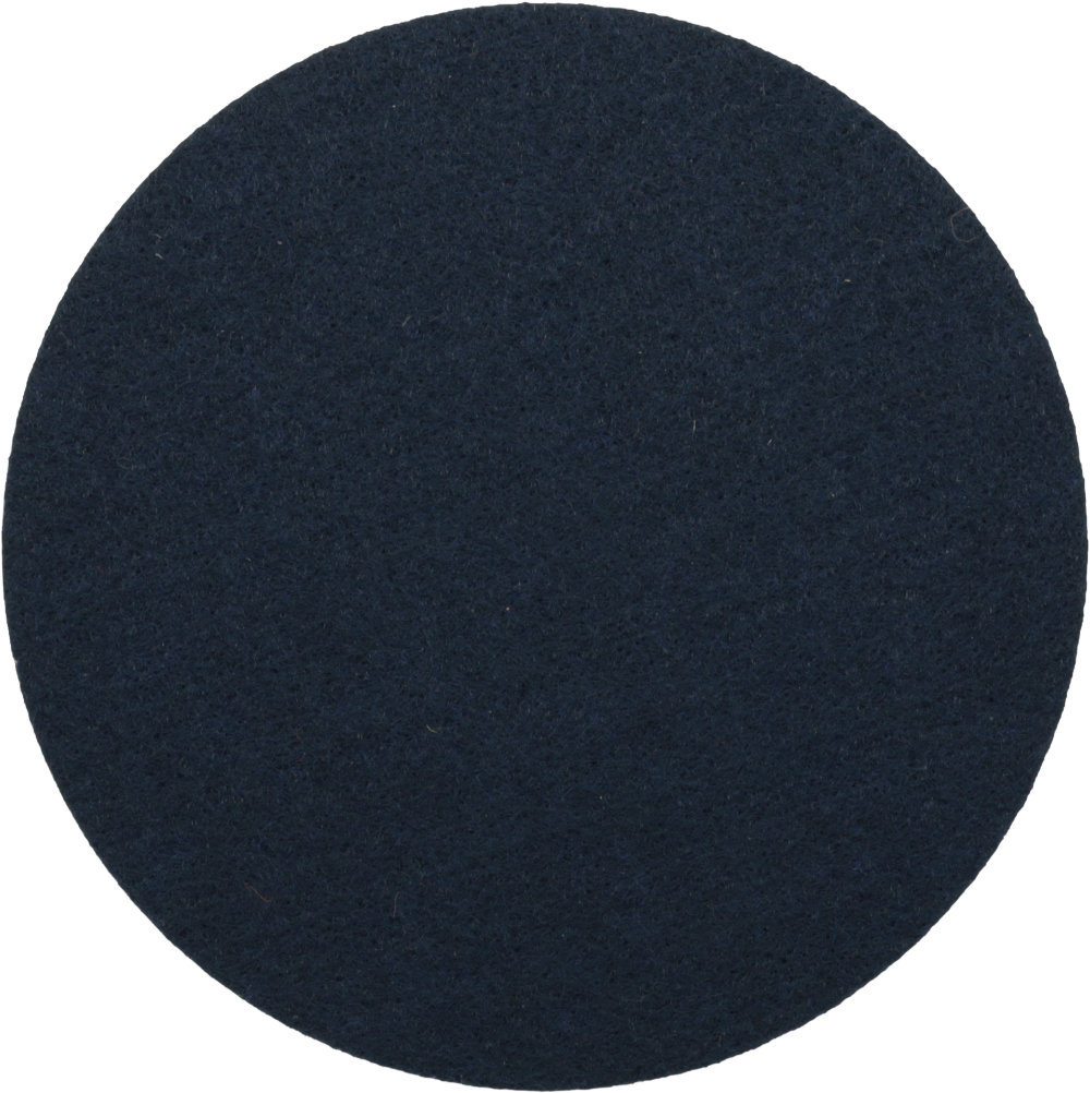 Filzuntersetzer Rund 10cm in Dunkelblau (RT502). Druck: Ohne Aufdruck/Neutral