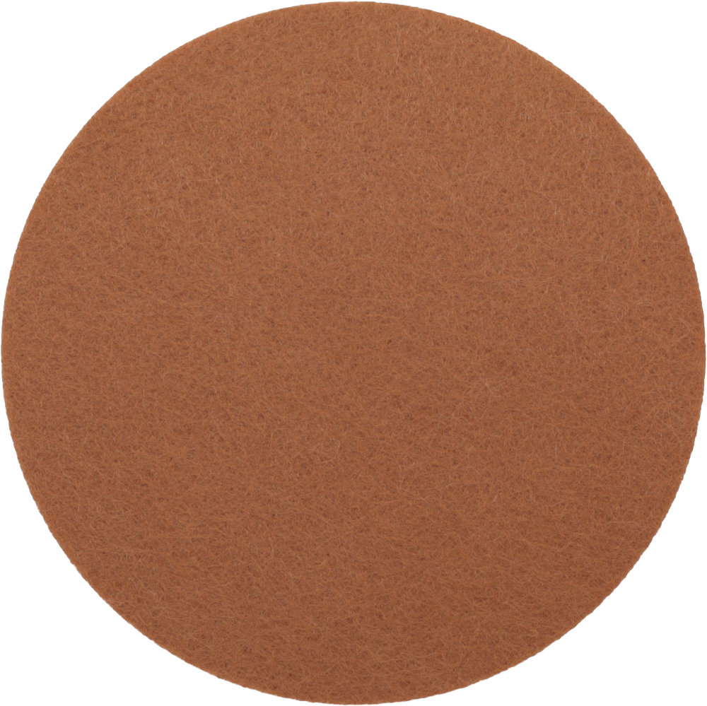 Filzuntersetzer Rund 10cm in Hellbraun (RT503). Druck: Ohne Aufdruck/Neutral