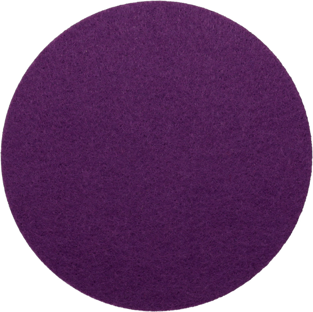  Filzuntersetzer Rund 25cm in Lila (RT518). Druck: Ohne Aufdruck/Neutral