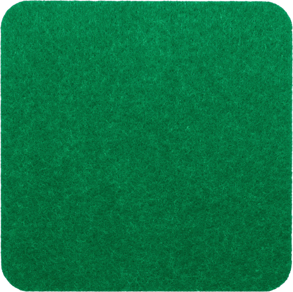 Filzuntersetzer Eckig 30x30cm in Grün (RT521). Druck: Ohne Aufdruck/Neutral