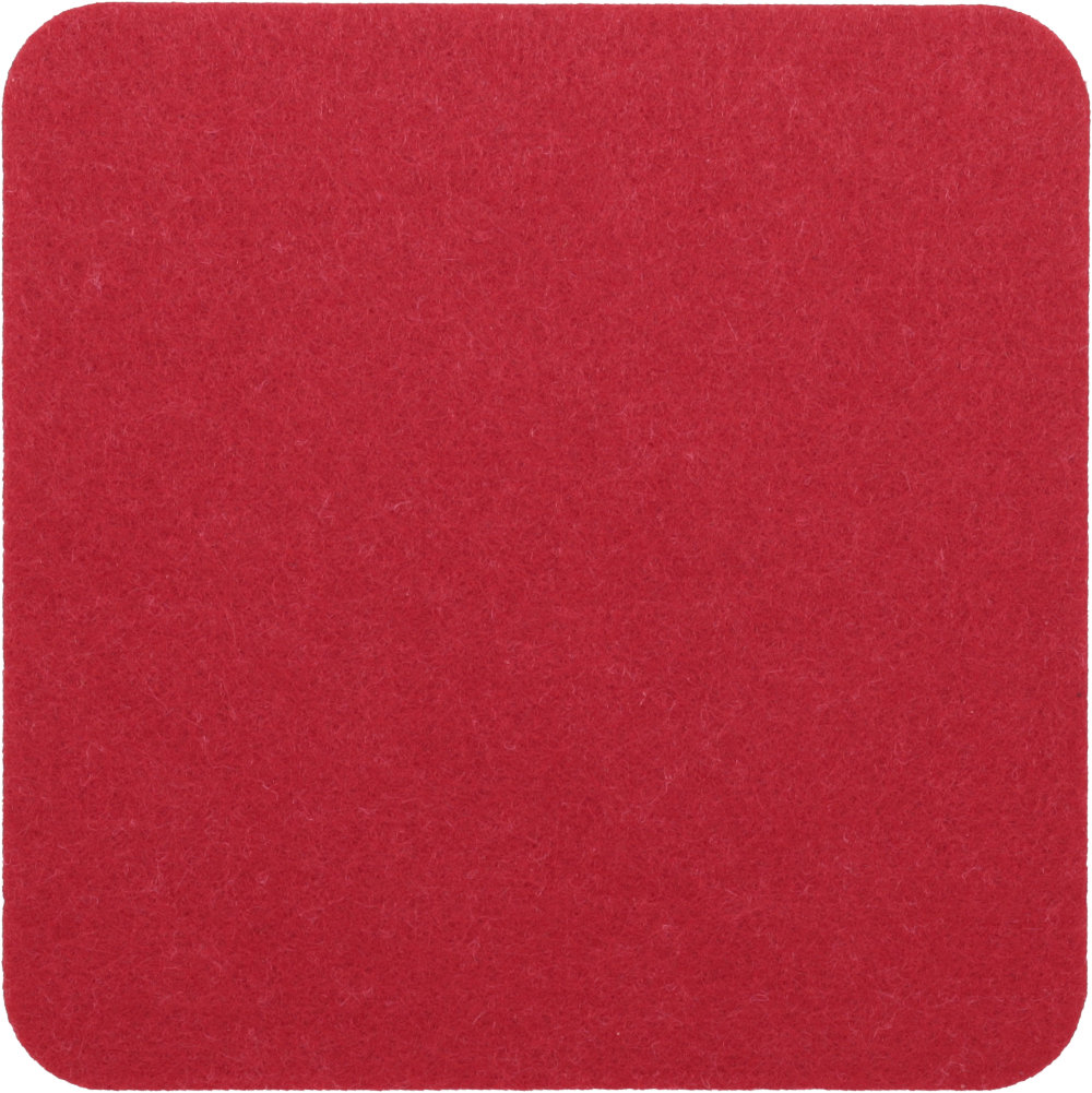 Filzuntersetzer Eckig 35x35cm in Rot (RT529). Druck: Ohne Aufdruck/Neutral