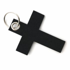 Filz-Schlüsselanhänger Kreuz groß