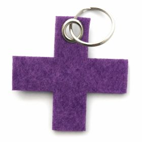 Filz-Schlüsselanhänger Kreuz klein